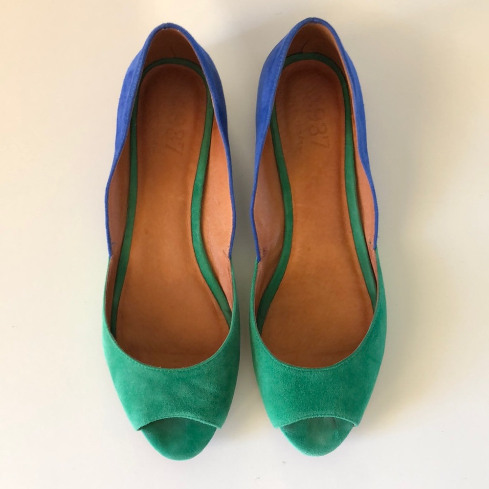 Madewell 1937 Footwear Suede Flat - sz 9.5